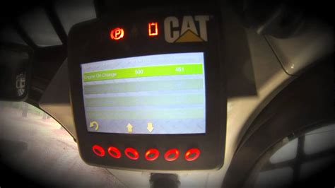 cat skid steer advanced screen problems